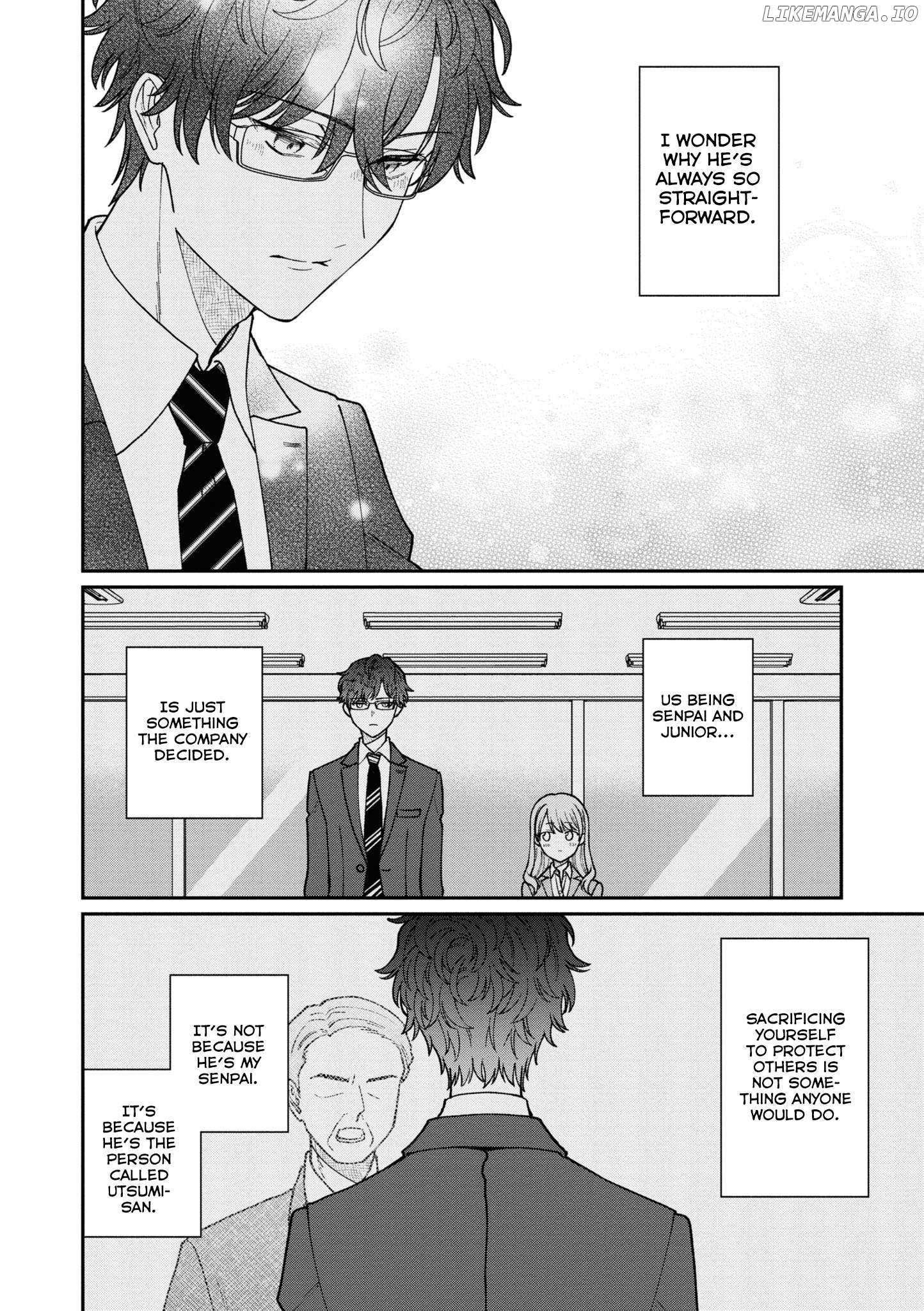 The New-Hire Who Could "Read" Emotions and the Unsociable Senpai Chapter 40 - page 9