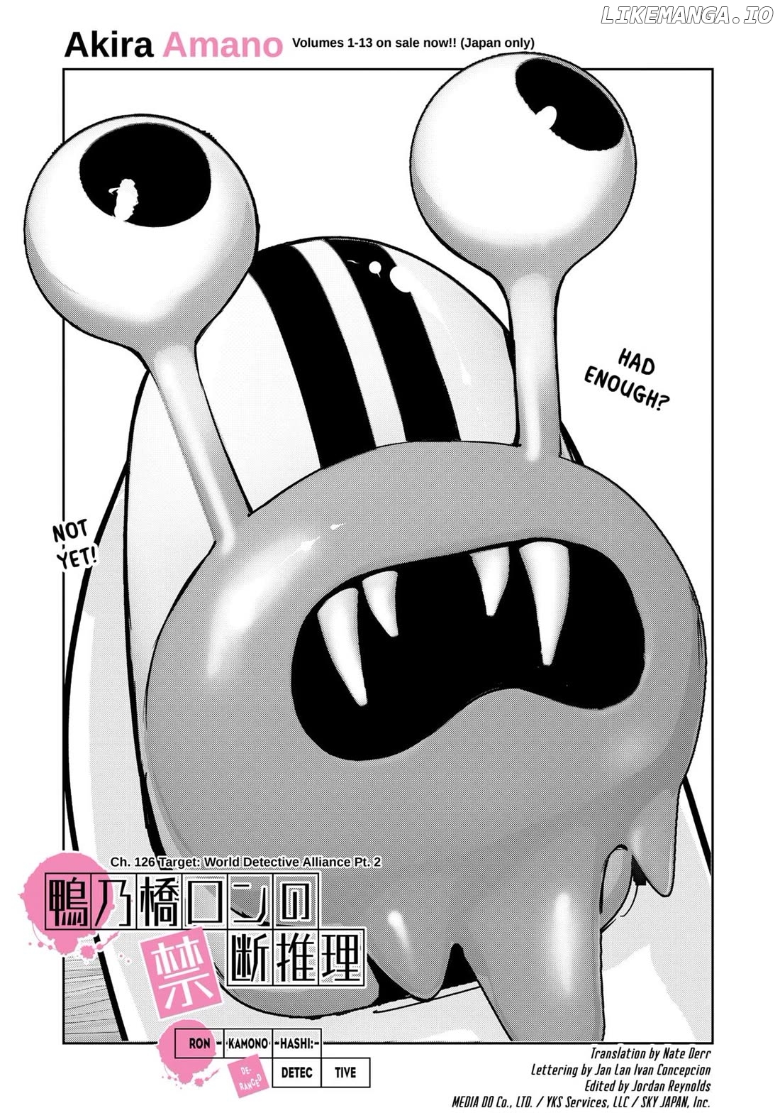 Kamonohashi Ron no Kindan Suiri Chapter 126 - page 1