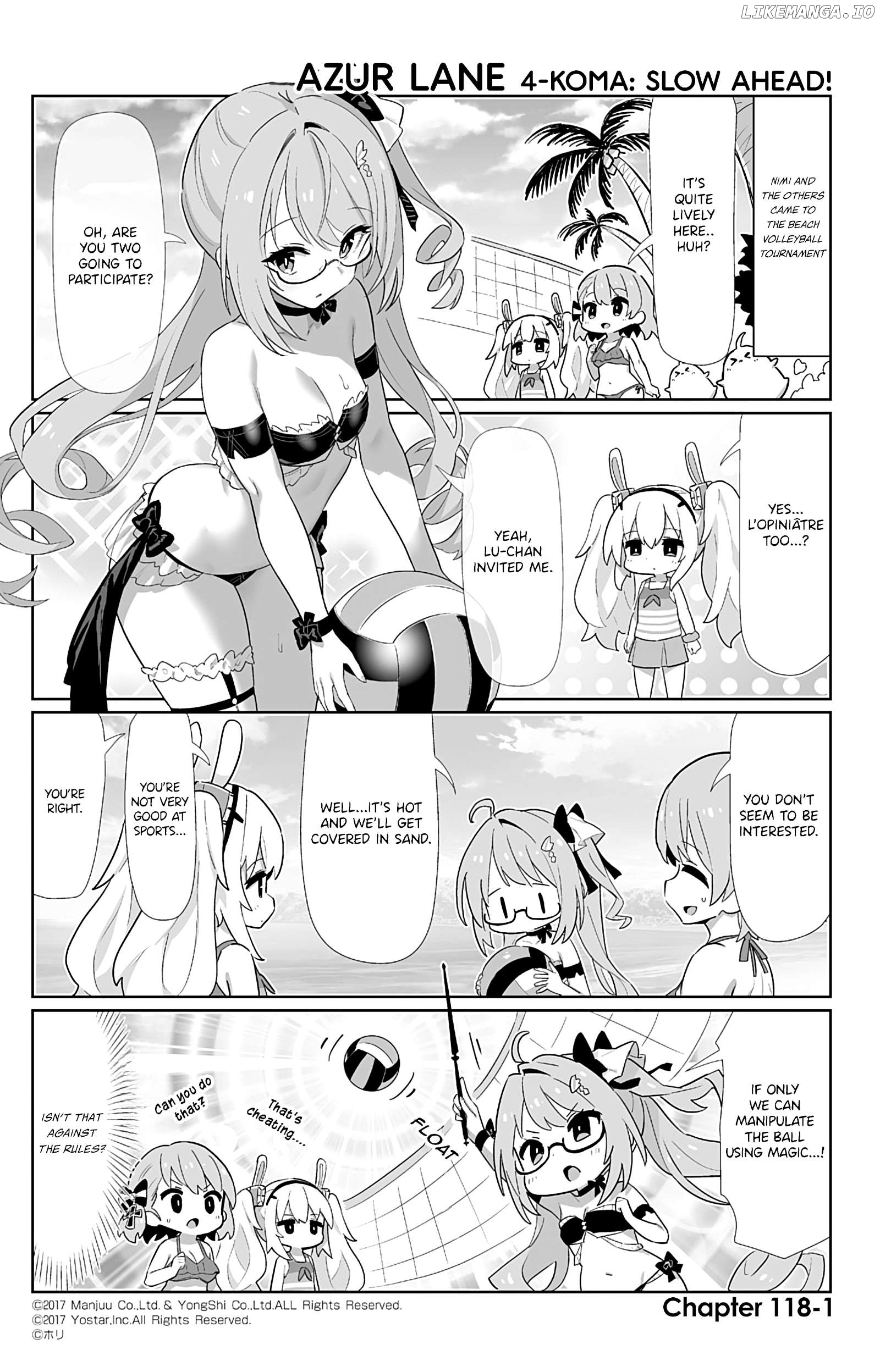 Azur Lane 4-Koma: Slow Ahead Chapter 118 - page 1