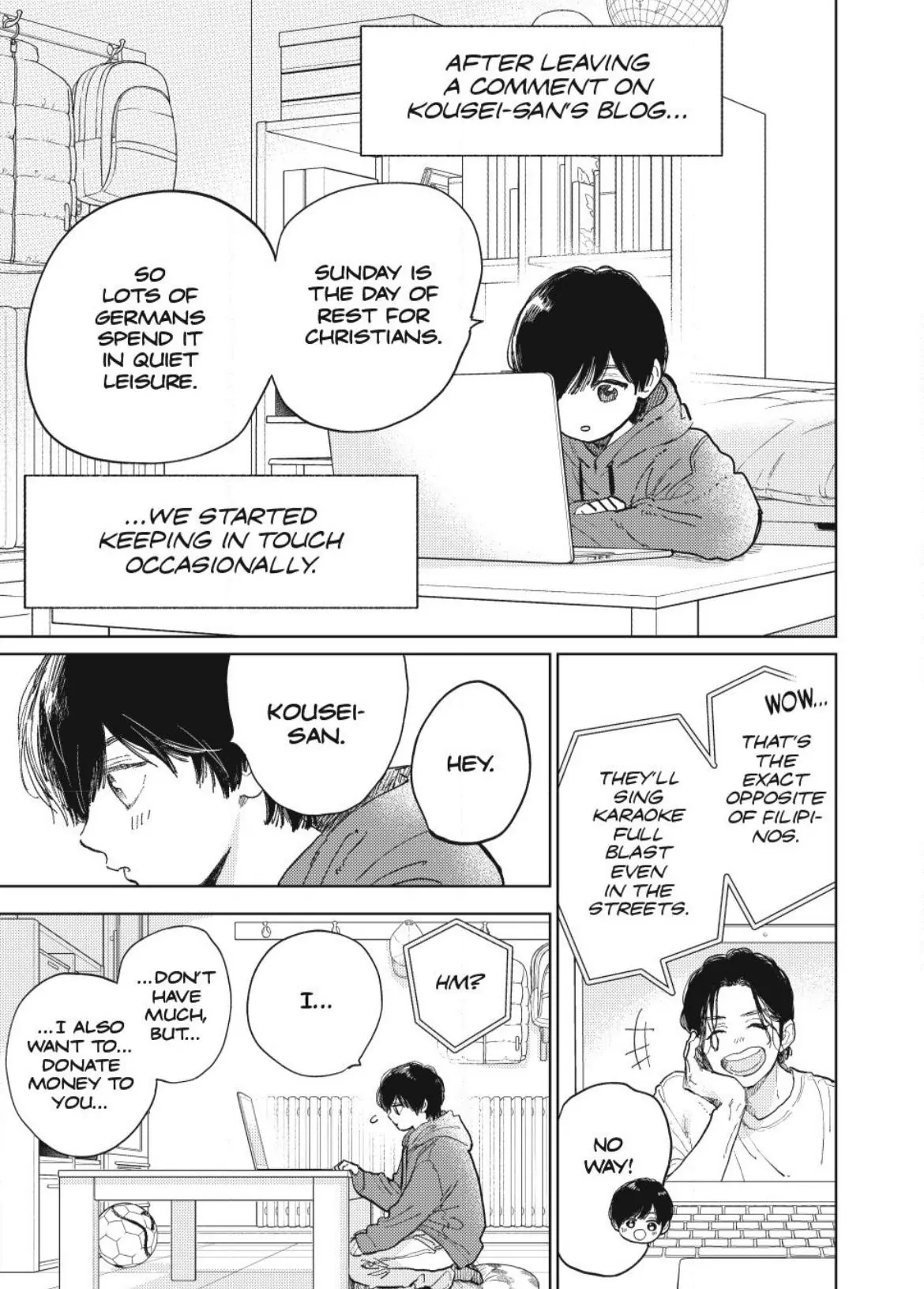 Yubisaki to Renren Chapter 43 - page 3