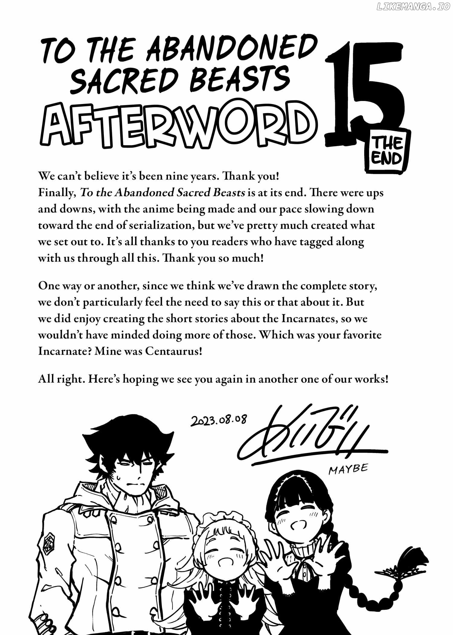 Katsute Kami Datta Kemonotachi E Chapter 87 - page 40