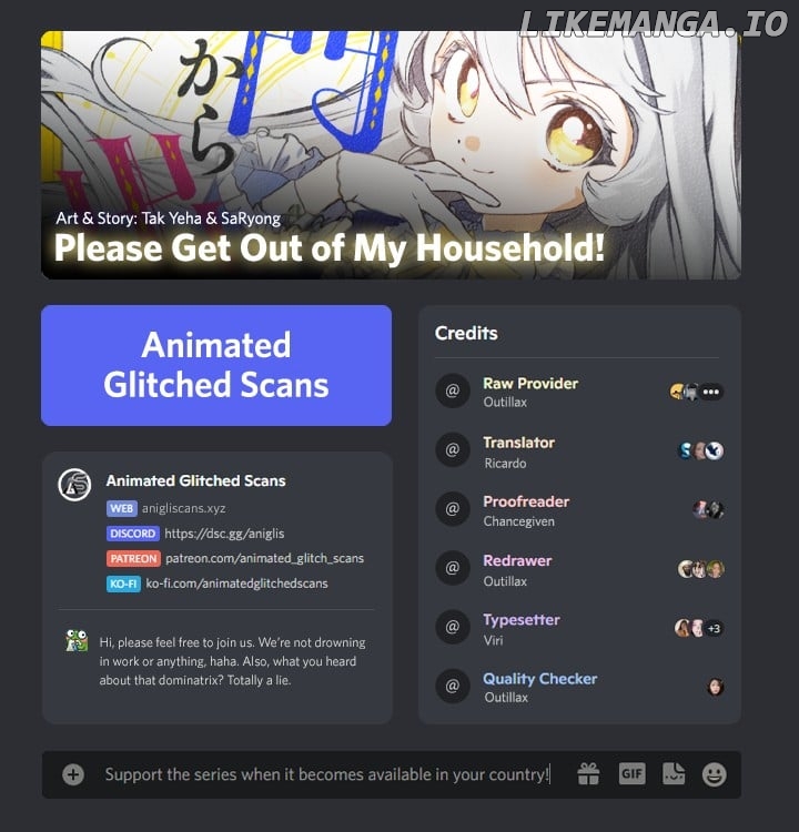 Please Get Out of My Household Chapter 12 - page 1