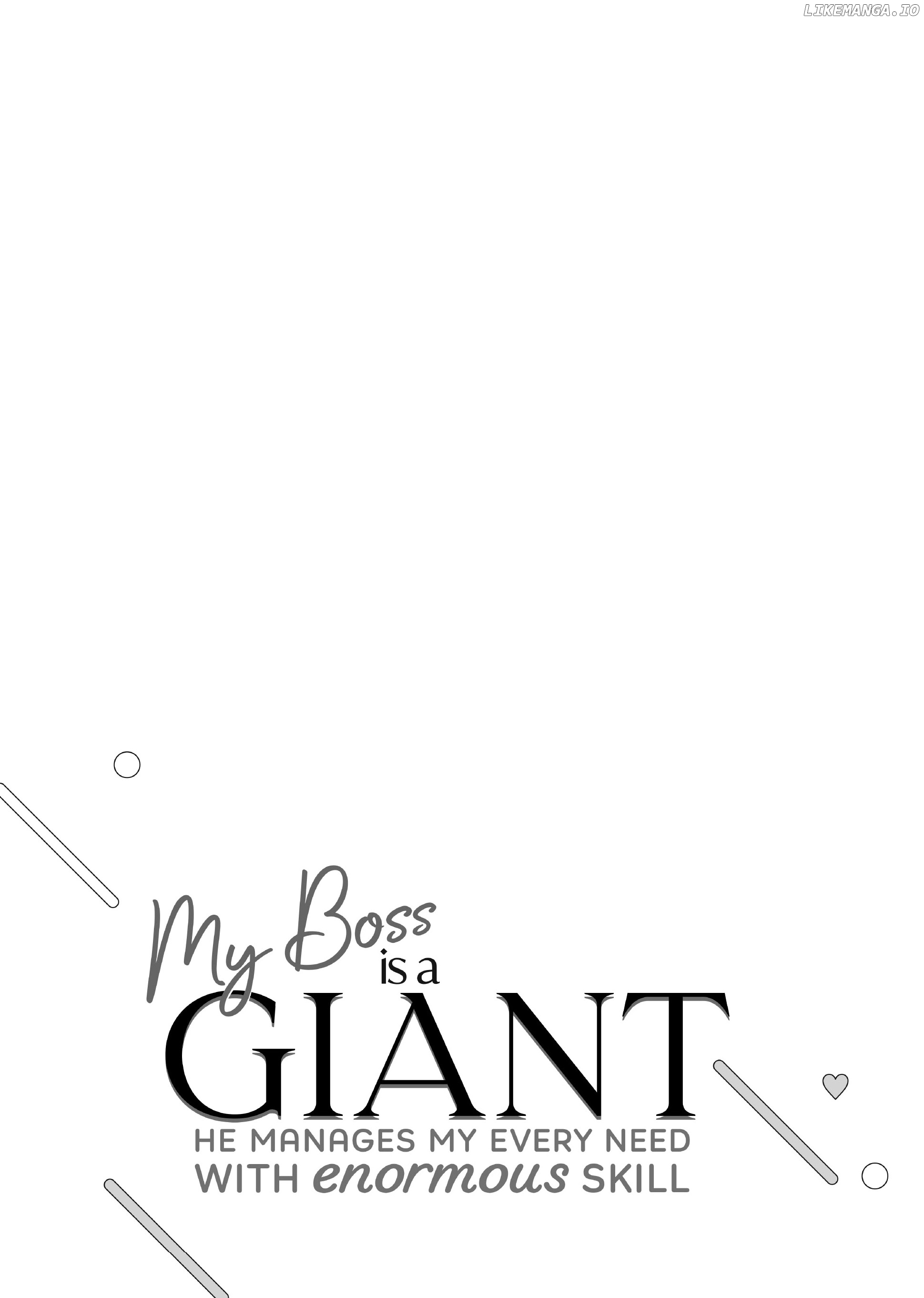 My Boss is a Giant: He Manages My Every Need With Enormous Skill – The Complete Manga Collection Chapter 6 - page 30