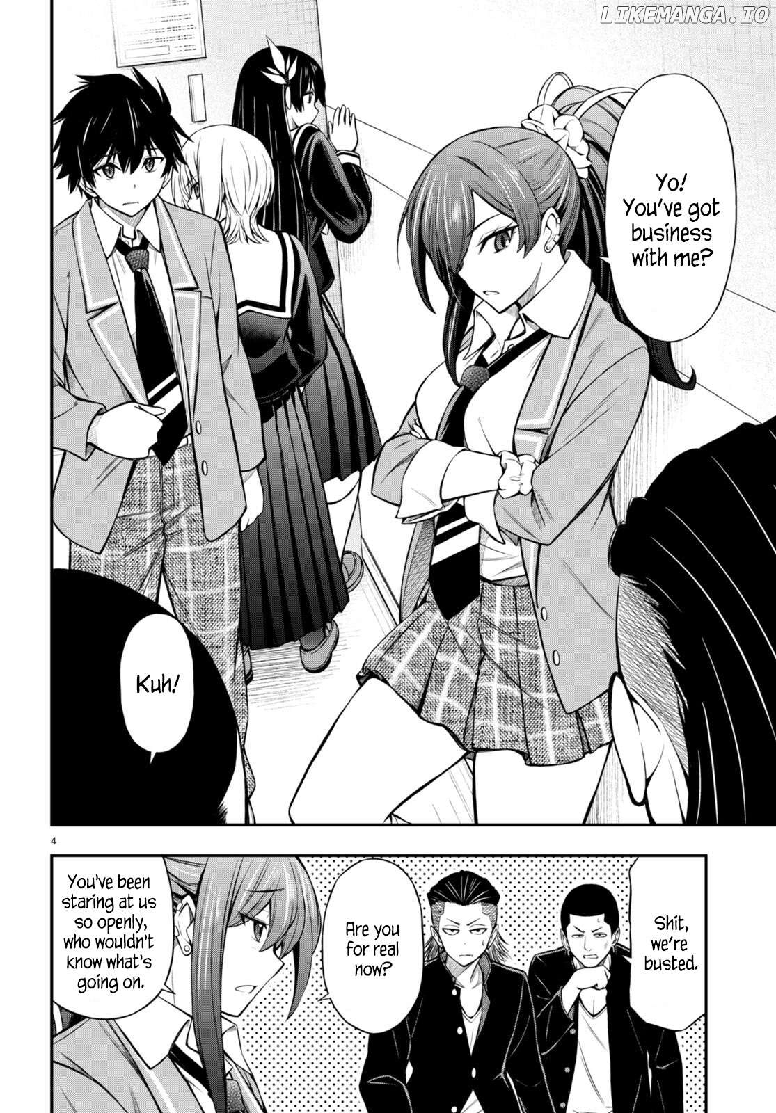 Houkago wa Kenka Saikyou no Gyaru ni Tsurekomareru Seikatsu Kanojo-tachi ni Sukarete, Boku mo Saikyou ni!? Chapter 5 - page 4