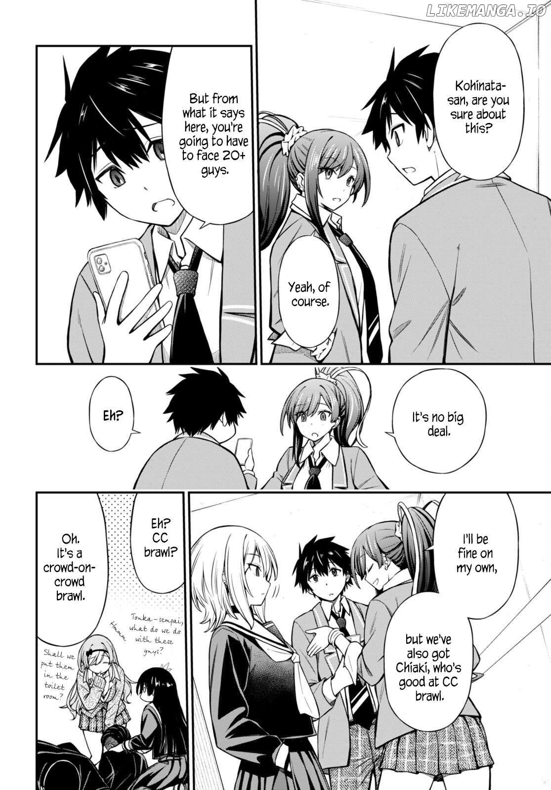 Houkago wa Kenka Saikyou no Gyaru ni Tsurekomareru Seikatsu Kanojo-tachi ni Sukarete, Boku mo Saikyou ni!? Chapter 5 - page 8
