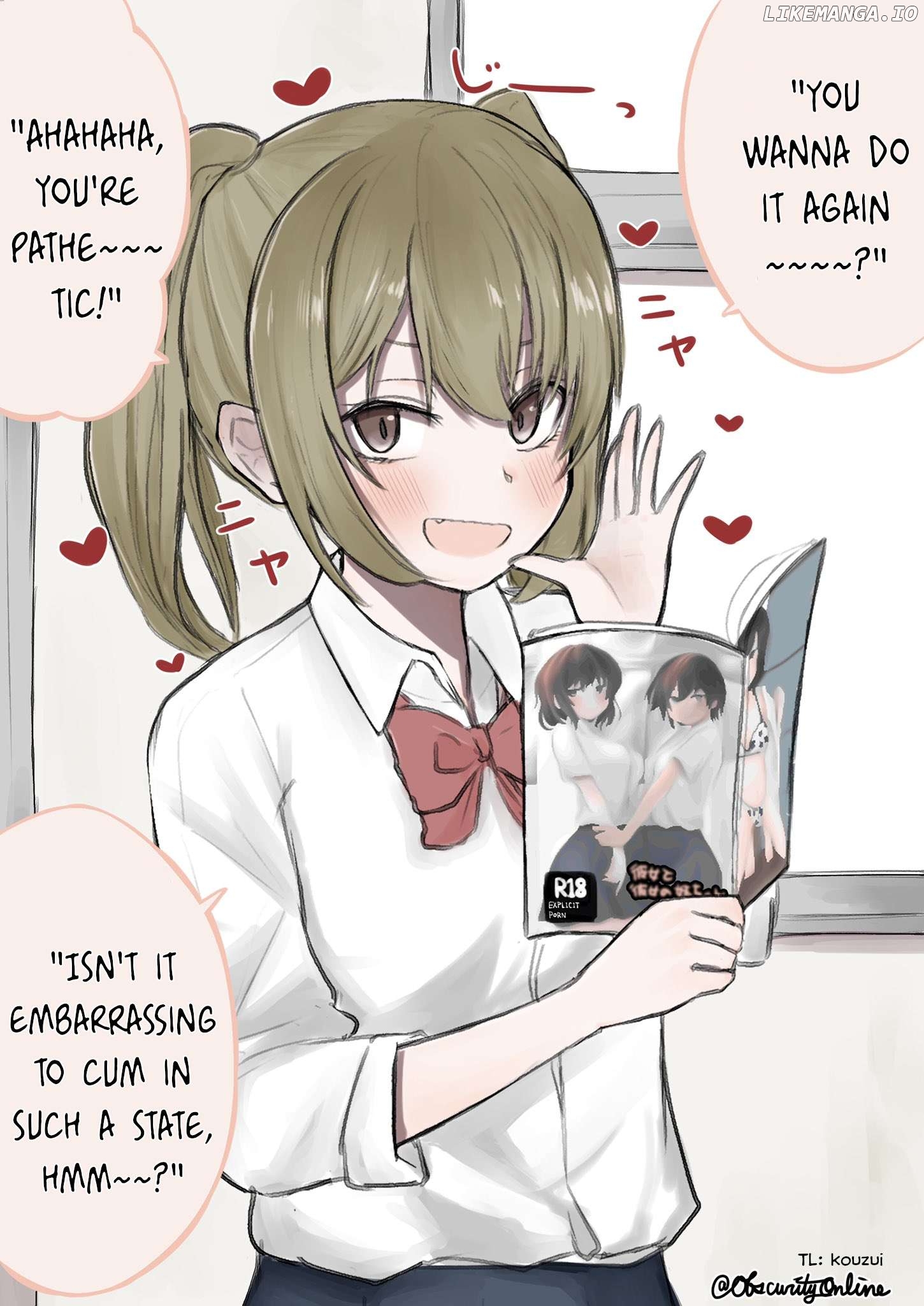 The girl I became friends with after lending each other H books Chapter 4 - page 1