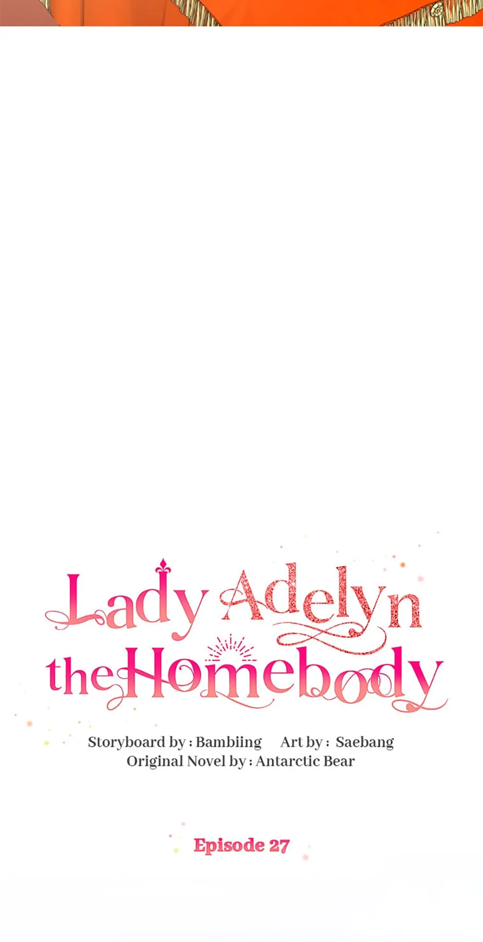 Lady Adelyn the Homebody Chapter 27 - page 27