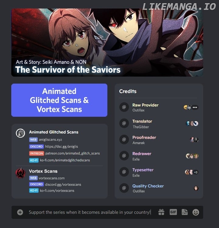 The Survival of the Savior Chapter 10 - page 1