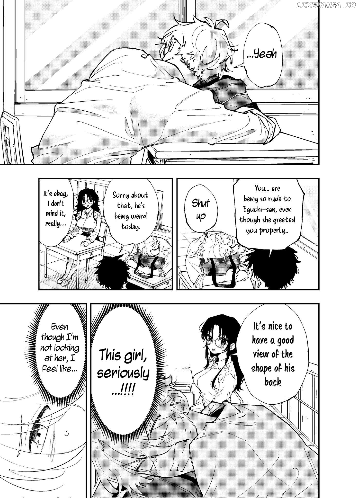 The Person Sitting Next to Me Looking at Me with Perverted Eyes Chapter 7 - page 3