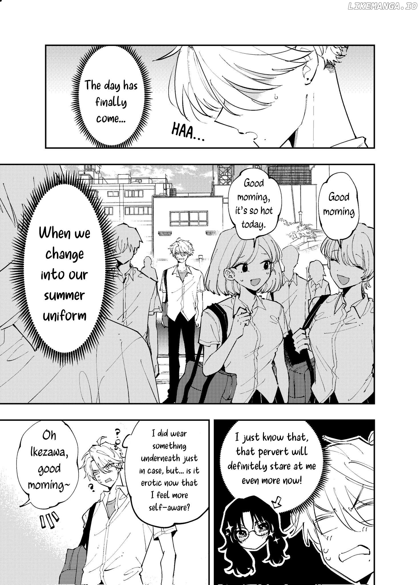 The Person Sitting Next to Me Looking at Me with Perverted Eyes Chapter 8 - page 1
