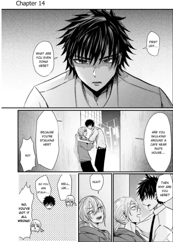 Kowamote Kouhai ga Ichinichi Ikkai Suki tte Itte Kuru (Official) Chapter 14 - page 1
