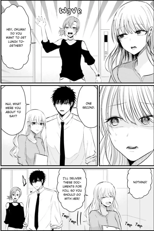 Kowamote Kouhai ga Ichinichi Ikkai Suki tte Itte Kuru (Official) Chapter 16 - page 6
