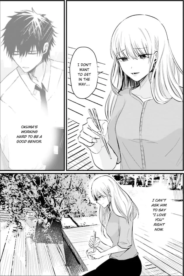 Kowamote Kouhai ga Ichinichi Ikkai Suki tte Itte Kuru (Official) Chapter 16 - page 8