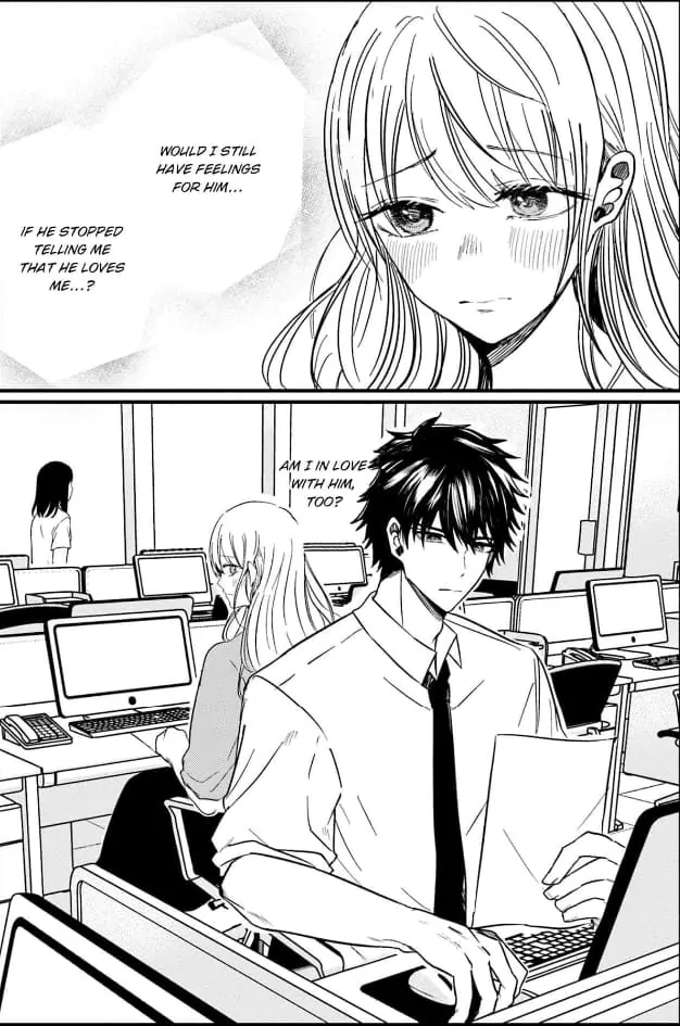 Kowamote Kouhai ga Ichinichi Ikkai Suki tte Itte Kuru (Official) Chapter 18 - page 2