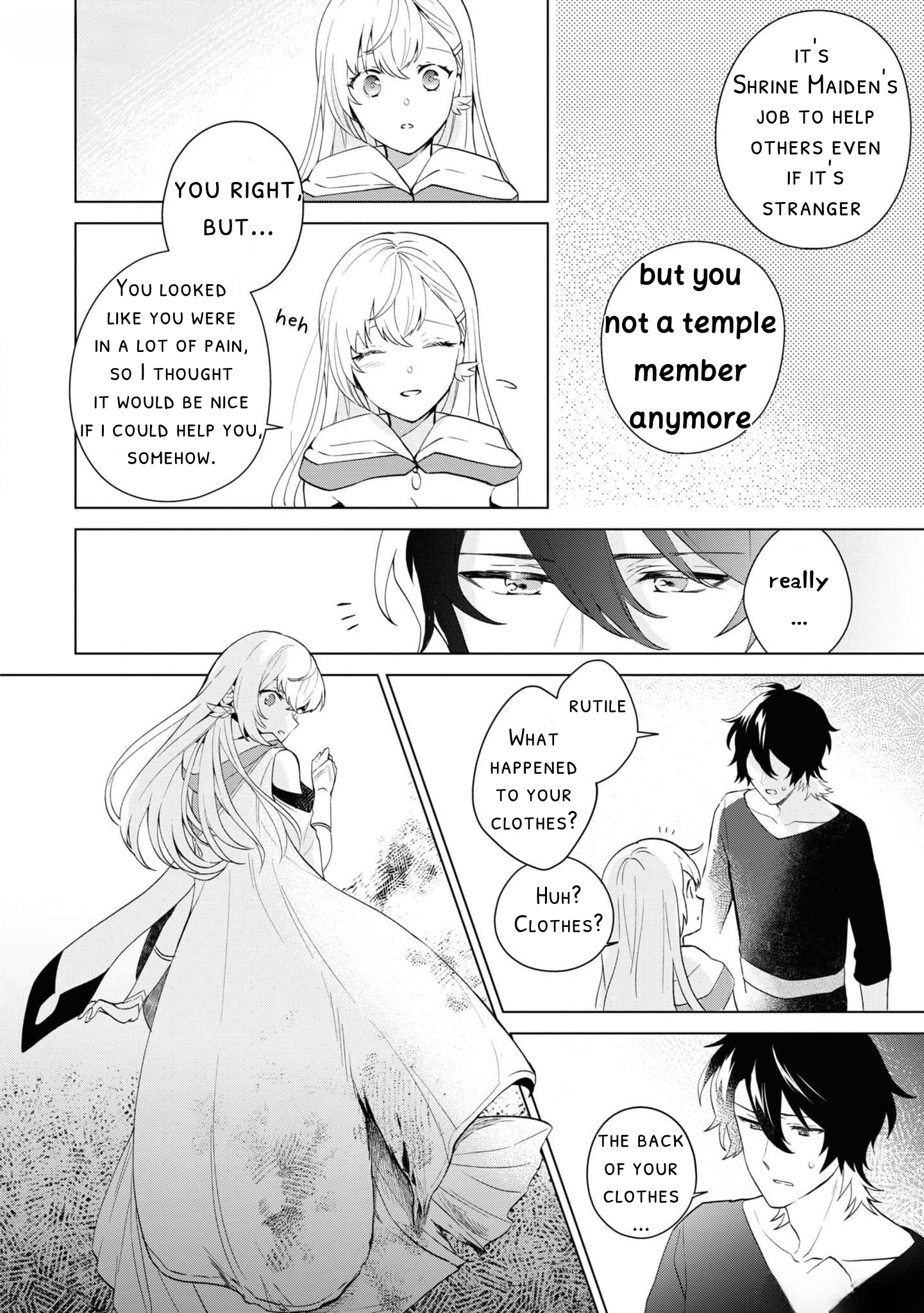 Seishin Seijo: Konyaku Hakisareta Tsuihou Seijo desu ga, Ookami Ouji no Noroi wo Toite Dekiaisaretemasu Chapter 2 - page 28