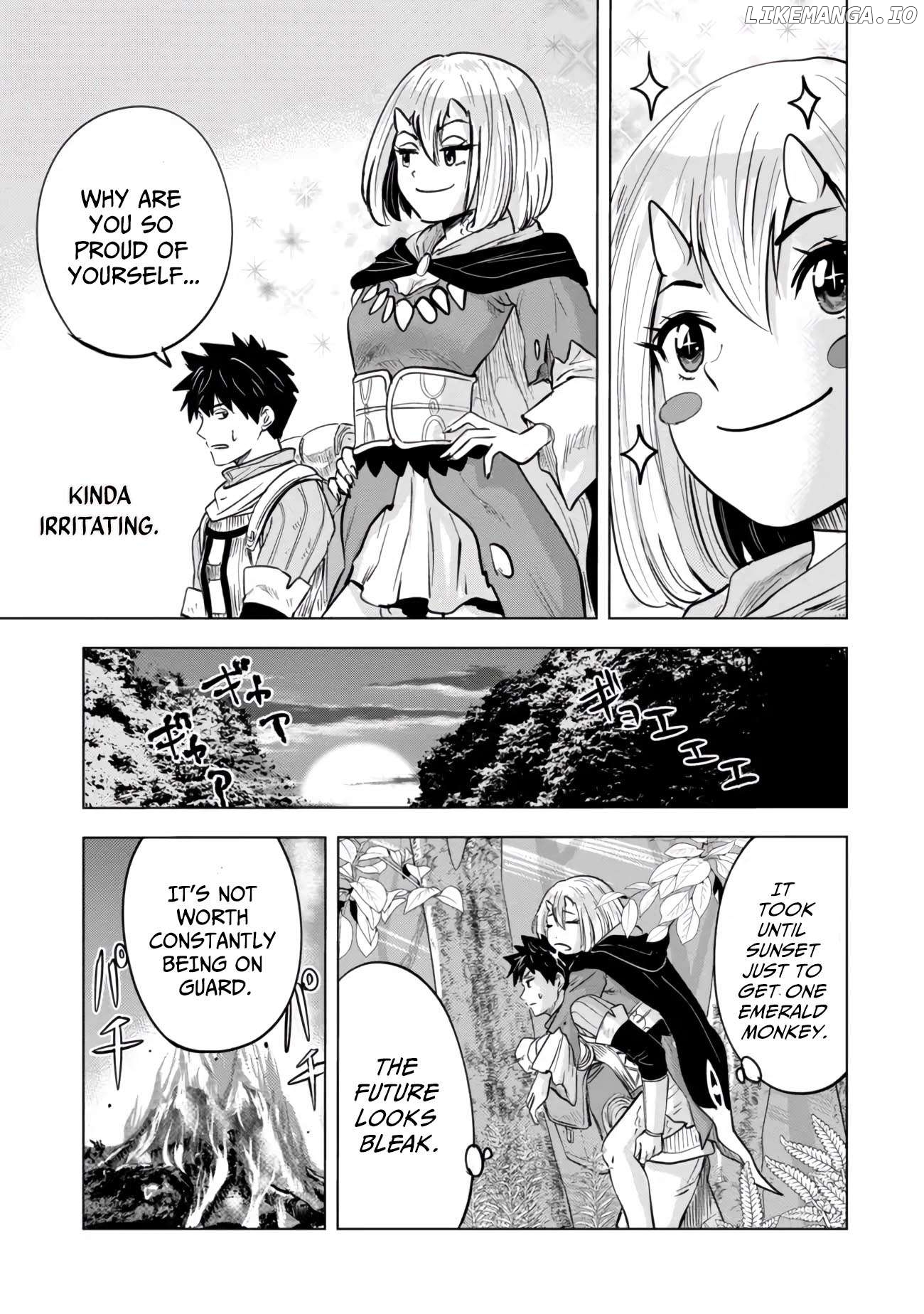 Makyo Seikatsu ~ Gakeppuchi Boken Sha Ga Hiki Komoru Ni Ha Hirosugiru Chapter 4.1 - page 8