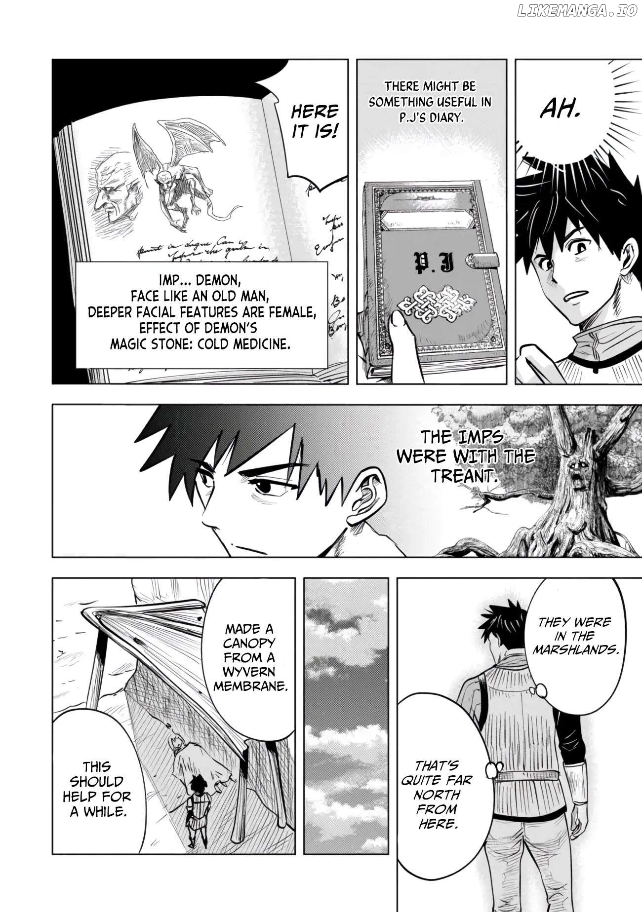 Makyo Seikatsu ~ Gakeppuchi Boken Sha Ga Hiki Komoru Ni Ha Hirosugiru Chapter 5.2 - page 8