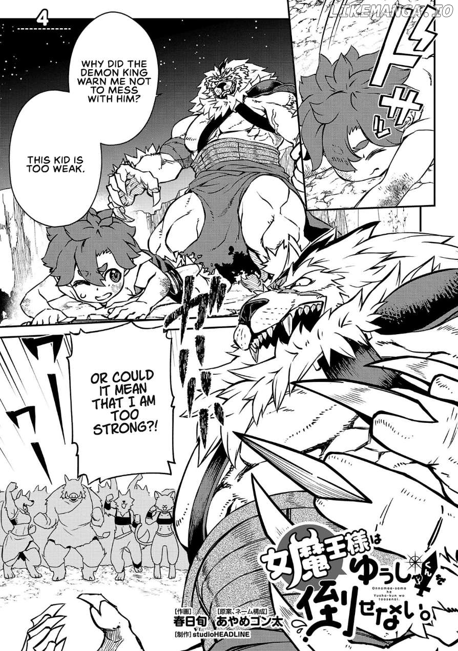 Onnamaou-Sama Wa Yuusha-Kun O Taosenai. Chapter 4 - page 1