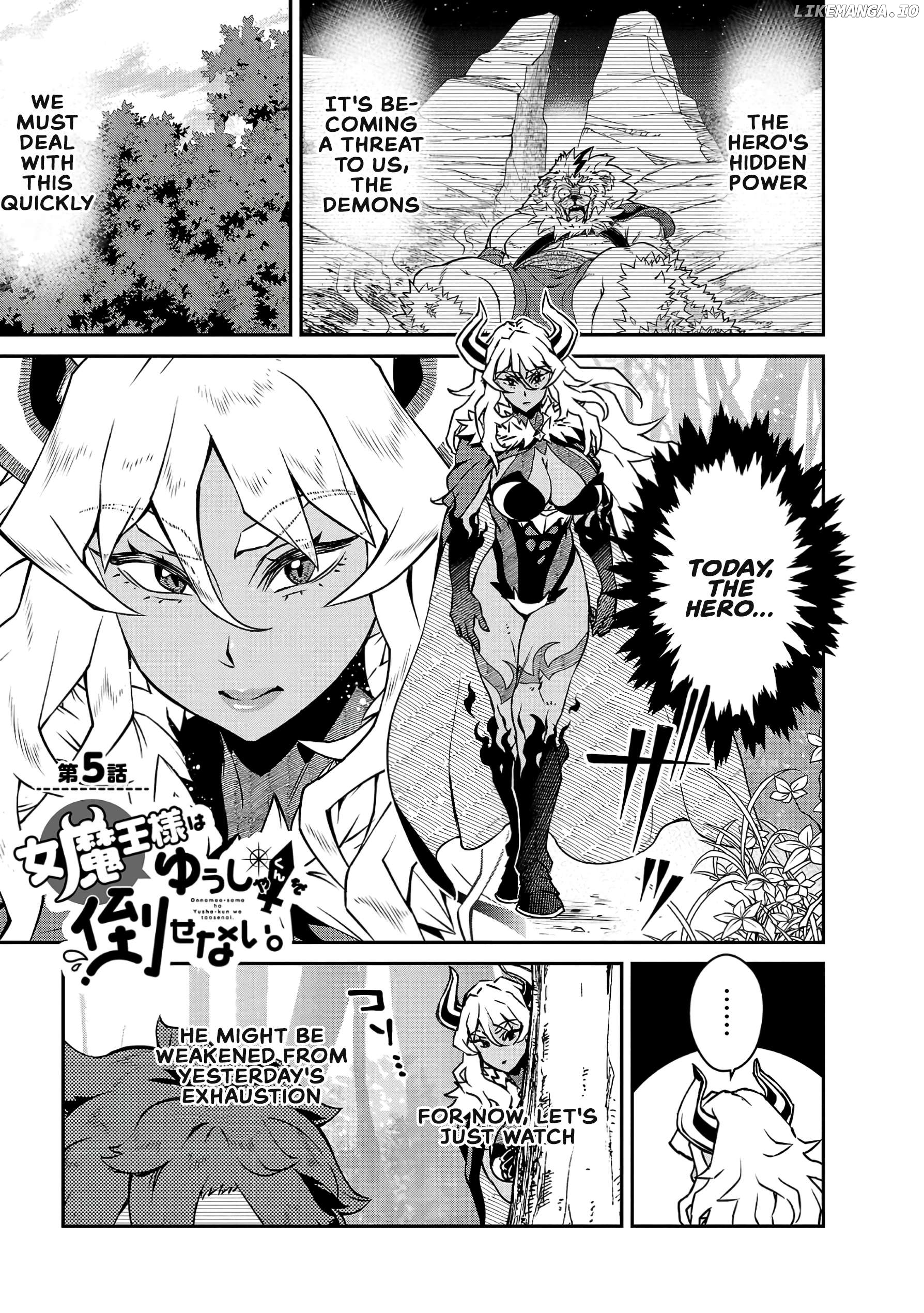 Onnamaou-Sama Wa Yuusha-Kun O Taosenai. Chapter 5 - page 1