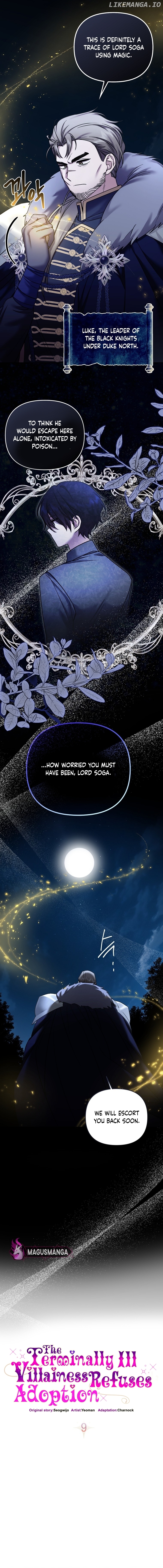 A Terminally Ill Villainess Refuses to Be Adopted Chapter 9 - page 2