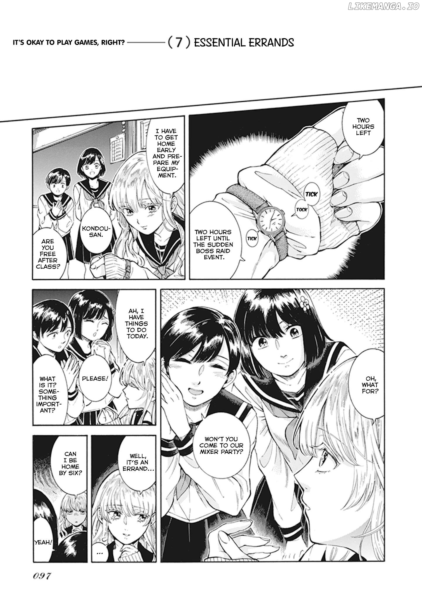 Glamorous Gathering Takahashi Chapter 6.7 - page 1