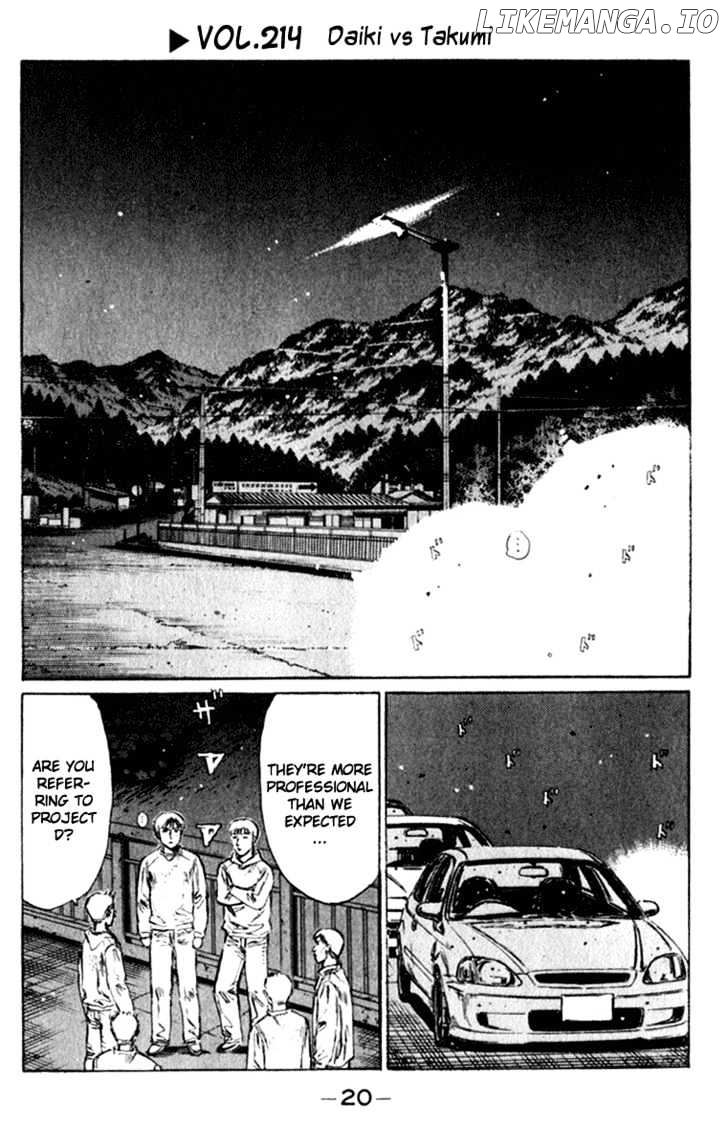 Initial D Chapter 214 - page 1