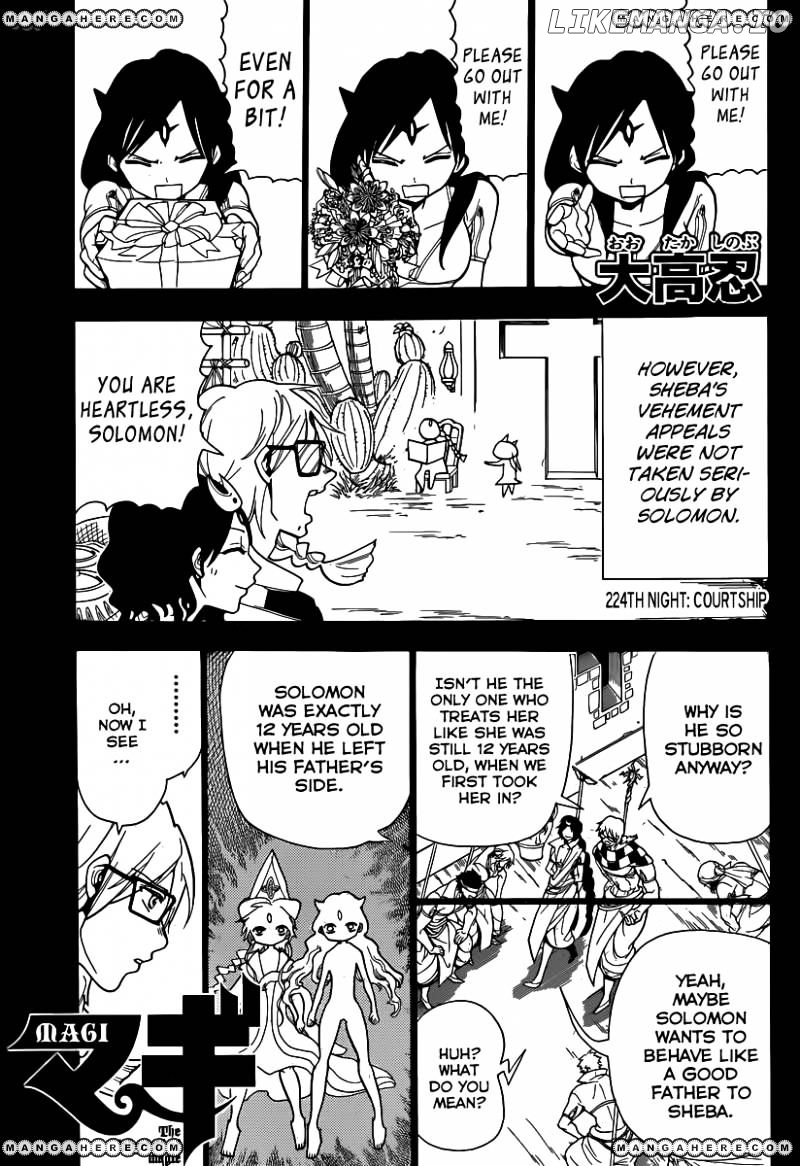 Magi - Labyrinth of Magic Chapter 224 - page 3