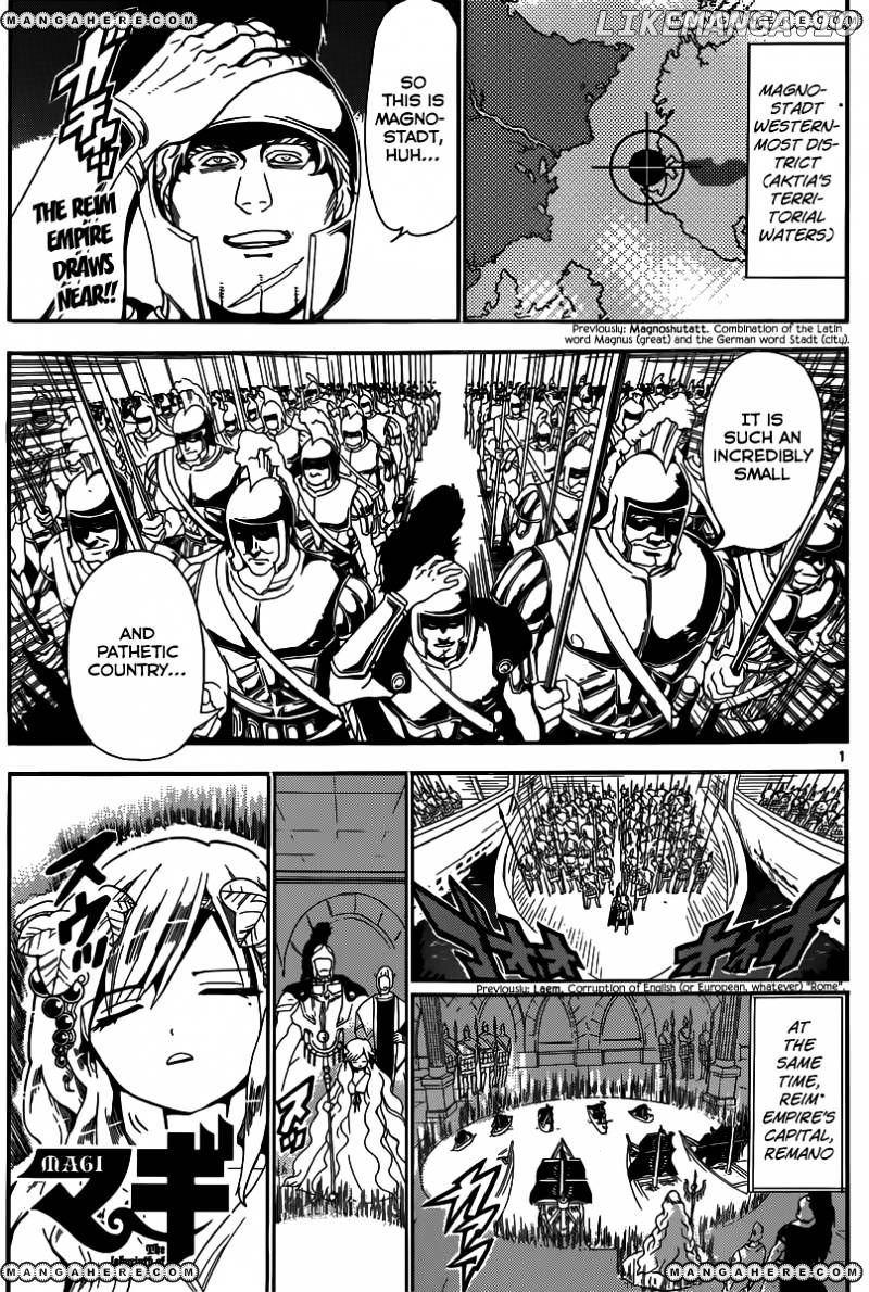Magi - Labyrinth of Magic Chapter 168 - page 2