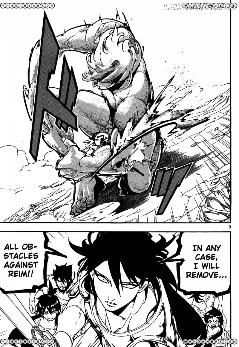 Magi - Labyrinth of Magic Chapter 174 - page 9