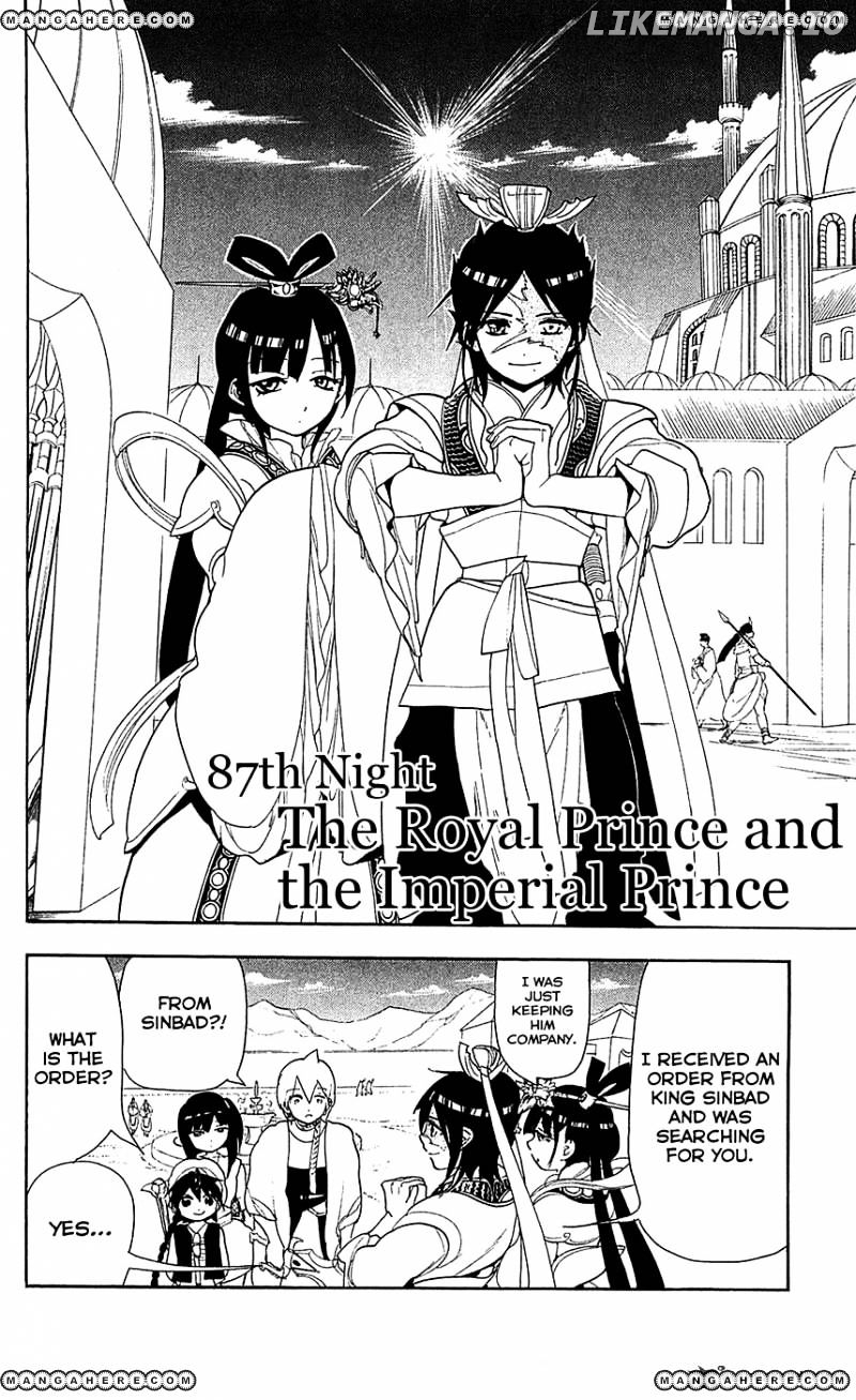 Magi - Labyrinth of Magic Chapter 87 - page 2