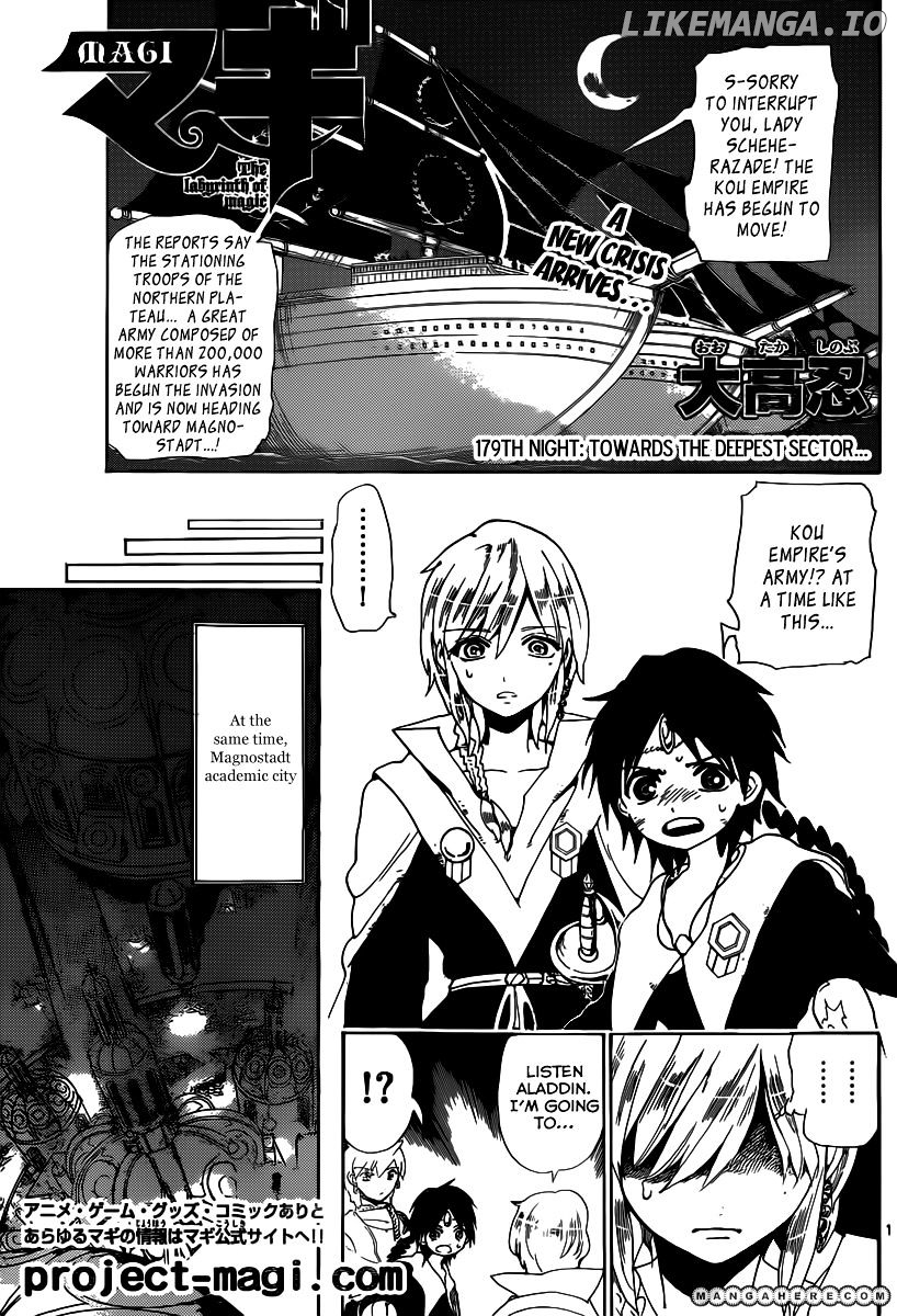Magi - Labyrinth of Magic Chapter 179 - page 2