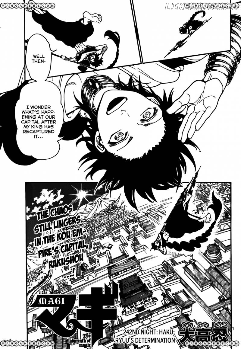 Magi - Labyrinth of Magic Chapter 242 - page 3
