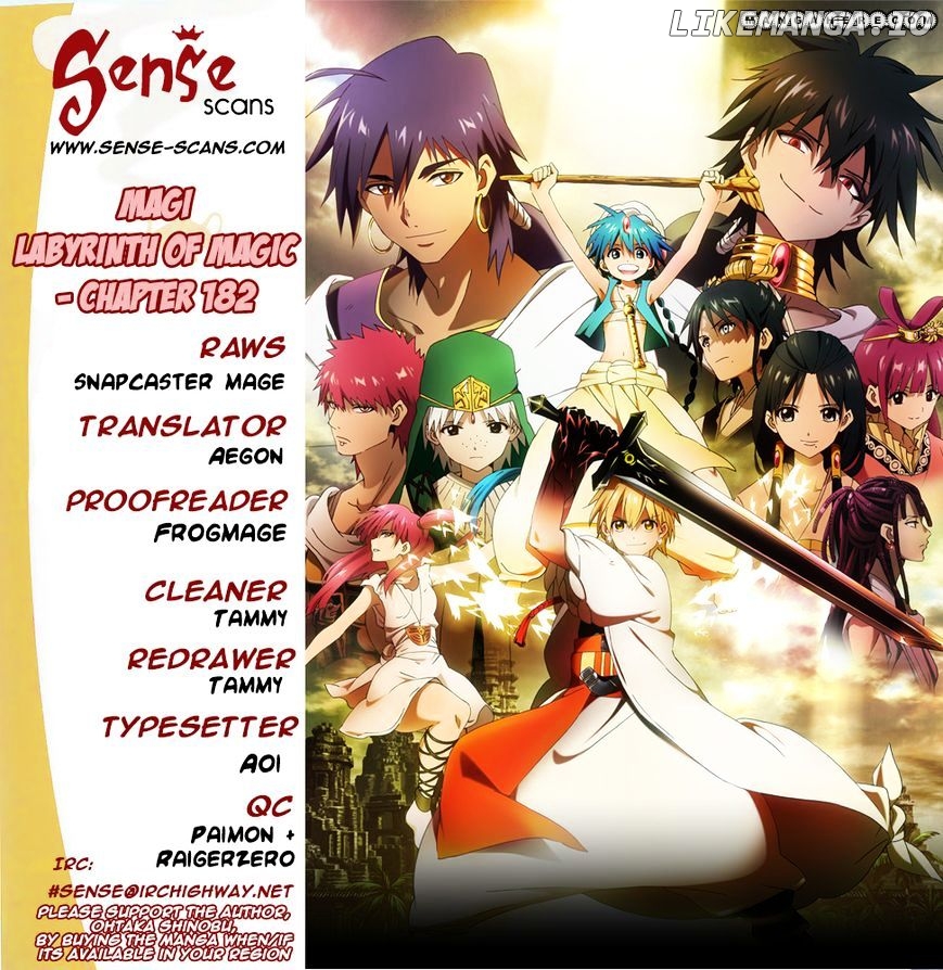 Magi - Labyrinth of Magic Chapter 182 - page 1