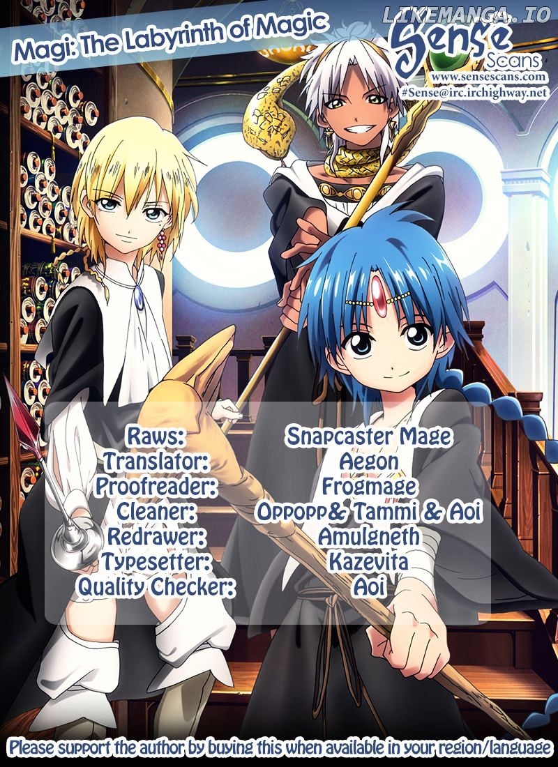 Magi - Labyrinth of Magic Chapter 246 - page 1