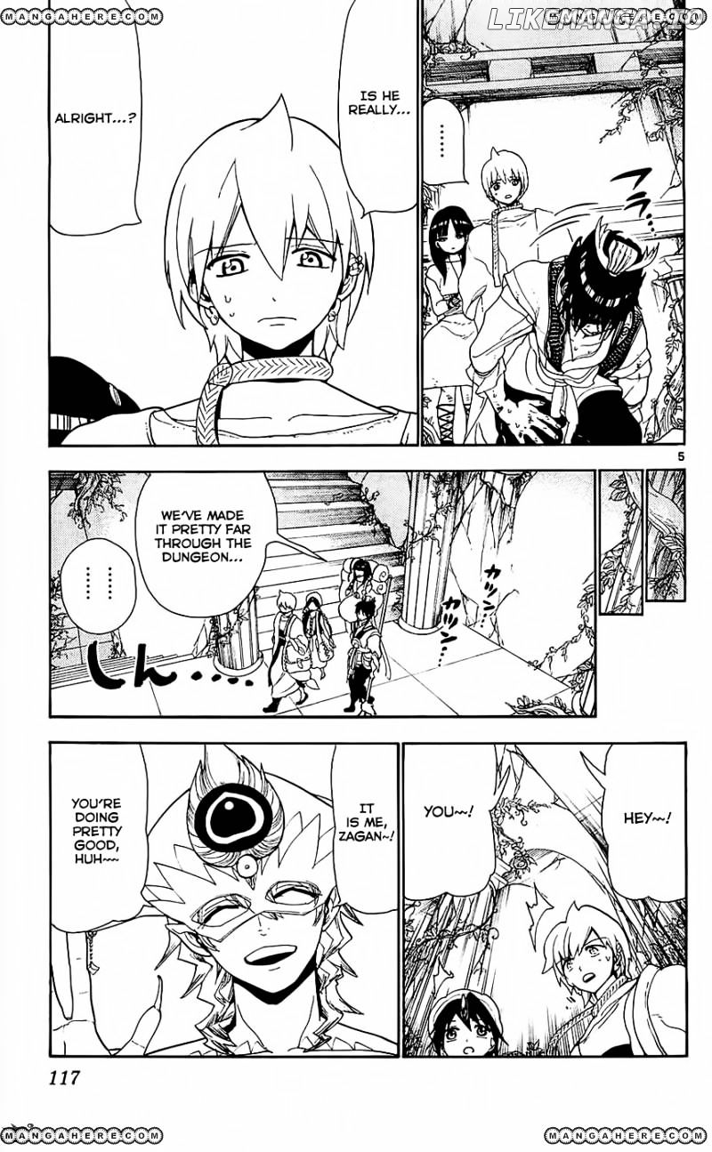 Magi - Labyrinth of Magic Chapter 95 - page 5