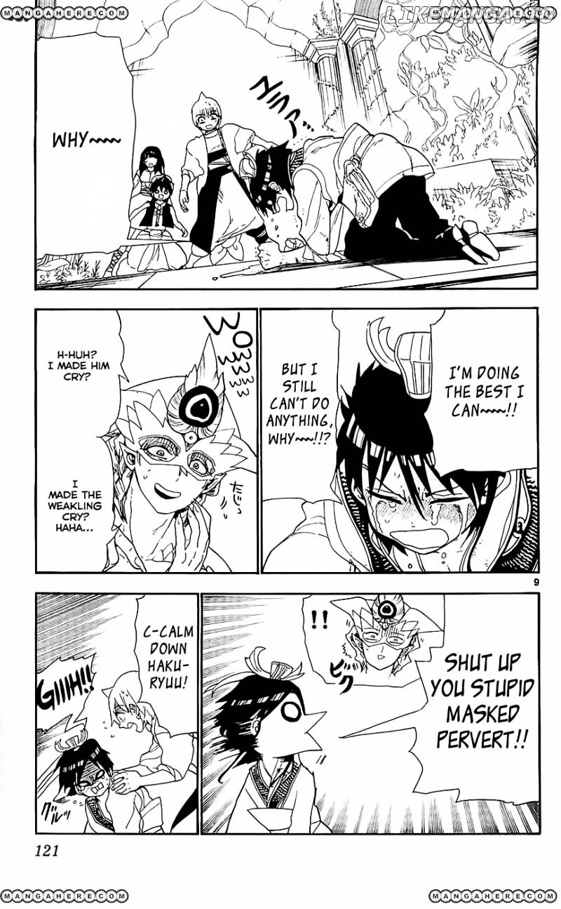 Magi - Labyrinth of Magic Chapter 95 - page 9