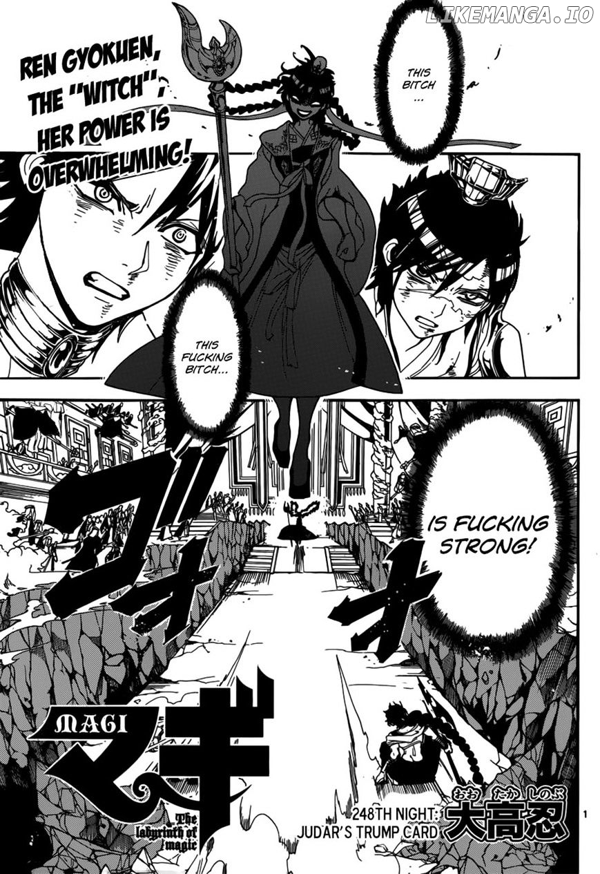 Magi - Labyrinth of Magic Chapter 248 - page 1