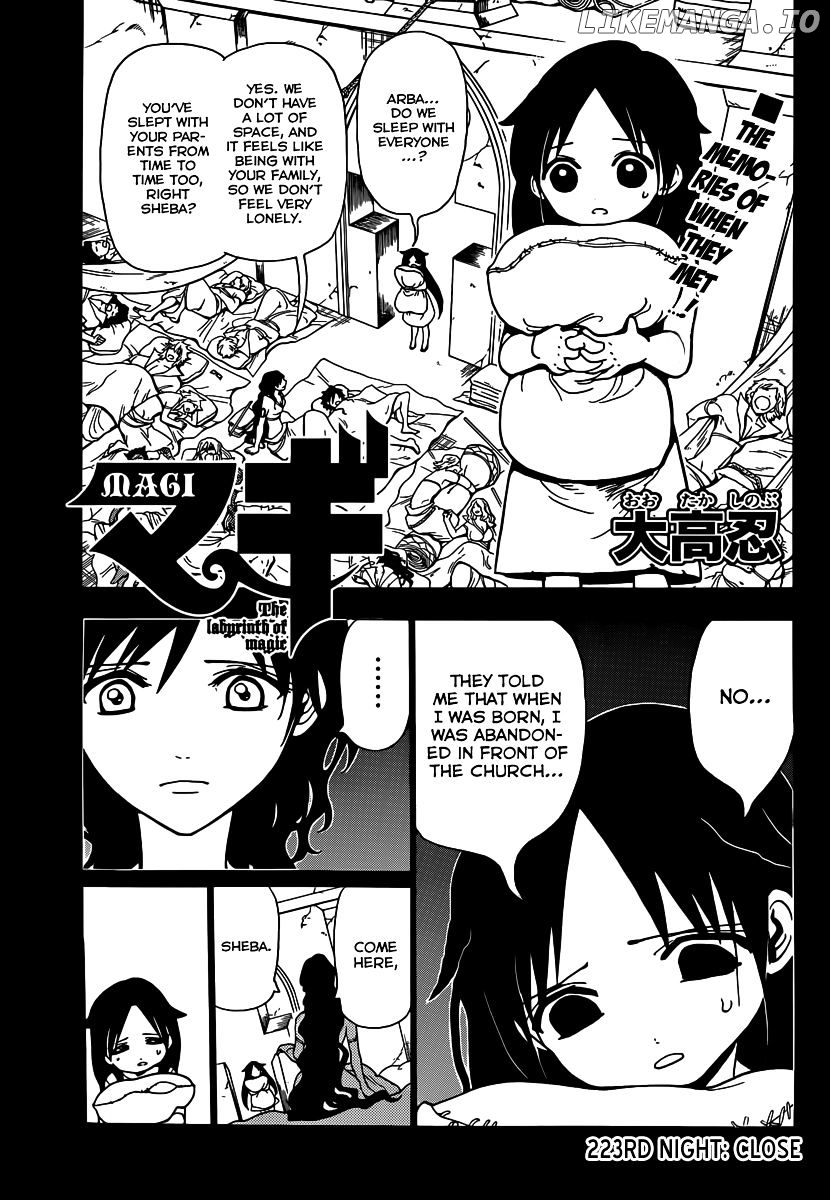 Magi - Labyrinth of Magic Chapter 223 - page 3