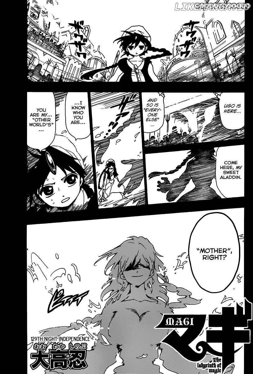 Magi - Labyrinth of Magic Chapter 129 - page 2