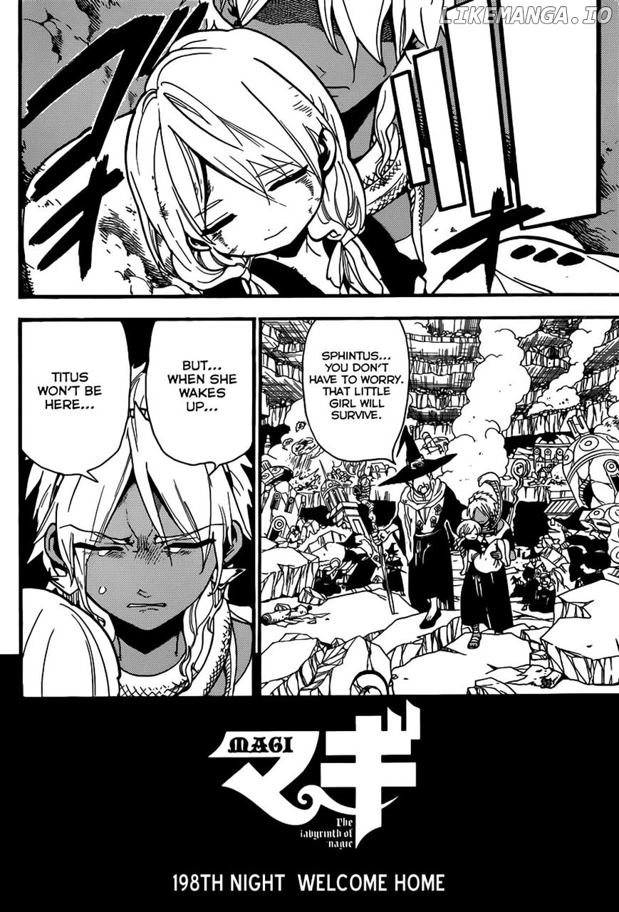 Magi - Labyrinth of Magic Chapter 198 - page 2