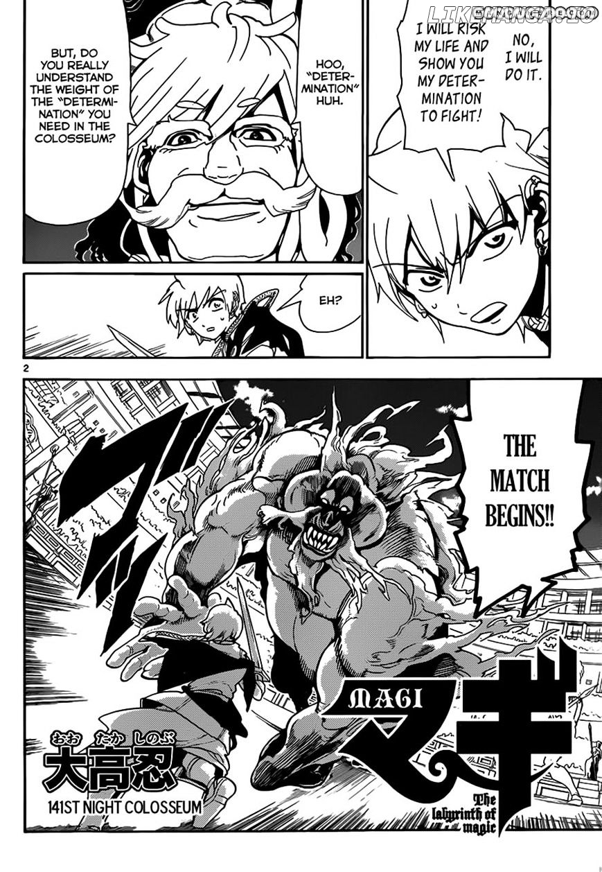Magi - Labyrinth of Magic Chapter 141 - page 2
