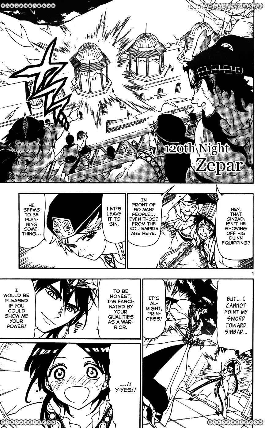Magi - Labyrinth of Magic Chapter 120 - page 2