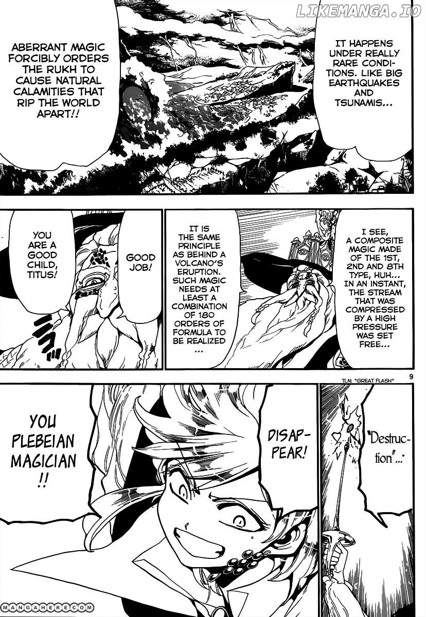 Magi - Labyrinth of Magic Chapter 151 - page 9