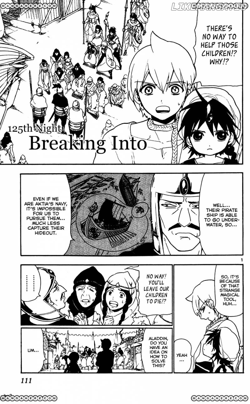 Magi - Labyrinth of Magic Chapter 125 - page 3