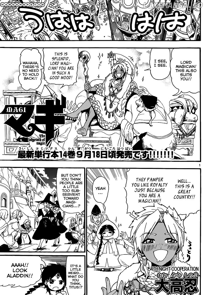 Magi - Labyrinth of Magic Chapter 154 - page 2