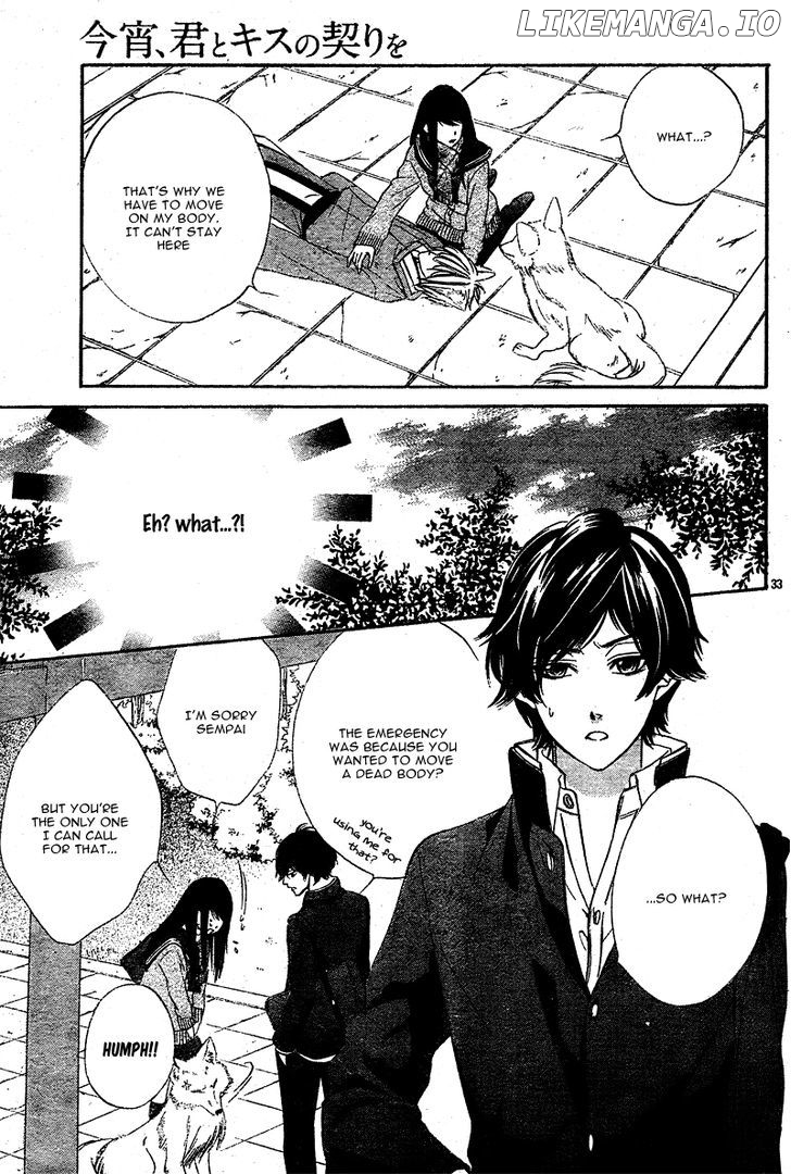 Koyoi, Kimi to Kiss no Chigiri o chapter 3 - page 36