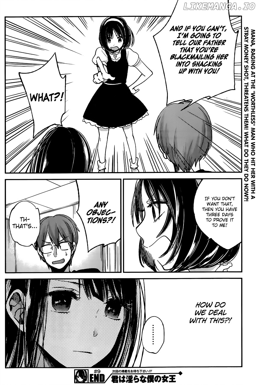 Kimi wa Midara na Boku no Joou chapter 9 - page 38