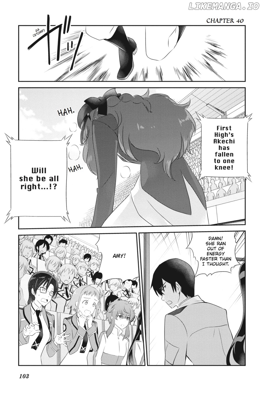 Mahouka Koukou no Yuutousei chapter 40 - page 1