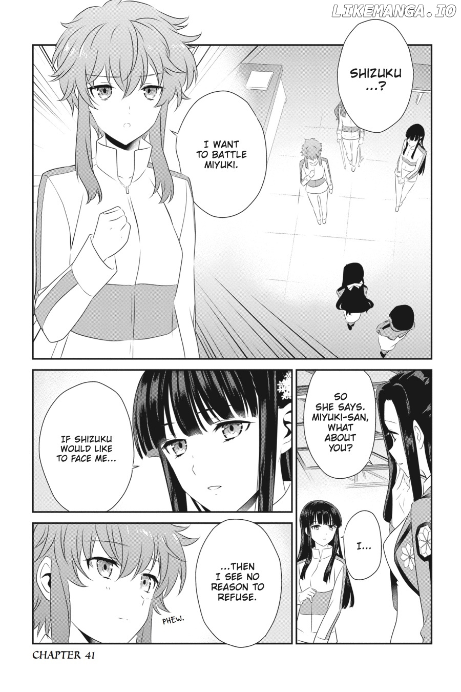 Mahouka Koukou no Yuutousei chapter 41 - page 1