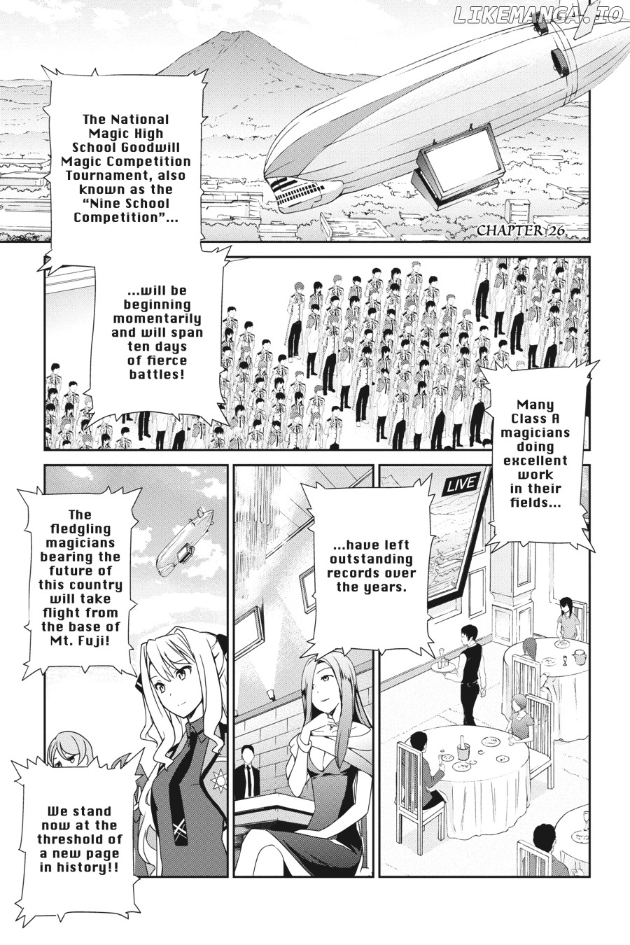 Mahouka Koukou no Yuutousei chapter 26 - page 1
